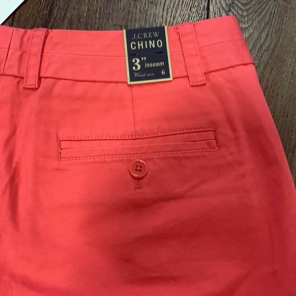 J Crew Chino Red Shorts - Picture 3 of 7
